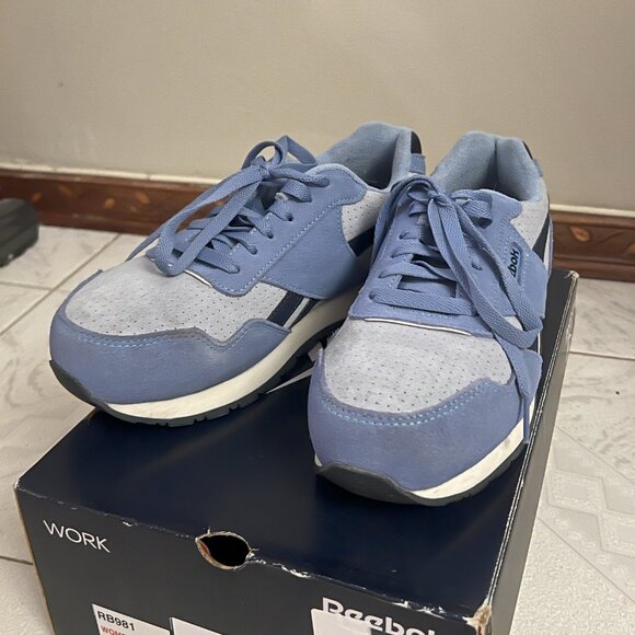 Reebok Women's Rb981 Harman Composite Toe Classic Work Sneaker Blue Safety, sz8 - Picture 3 of 4